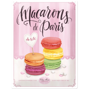Retro Skilt 30x40cm - Macarons