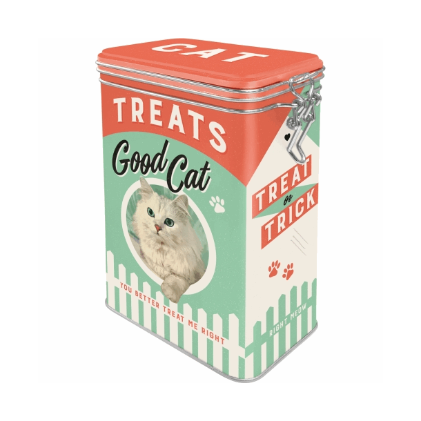 Retro btte til kattemad - CAT TREATS, GOOD CAT 