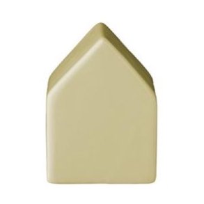 Bloomingville keramikhus – sart gul og glaseret