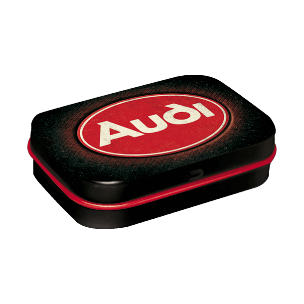 ske med mintpastiller -  AUDI Logo Red Shine