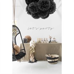 Honeycomb St med 2 bolde - Sort