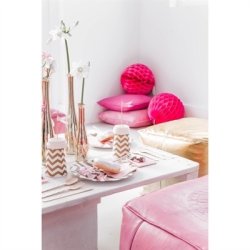 Honeycomb St med 2 bolde - Pink