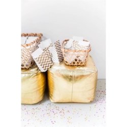 Treat Bag Hvid/Guld m/shest