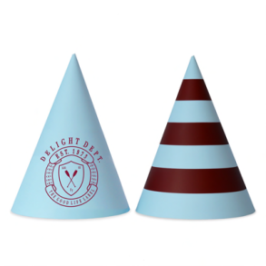 Partyhatte Lys bl/Bordeaux