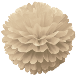 Pom pom St med 2 stk. - Golden