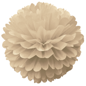 Pom pom St med 2 stk. - Golden