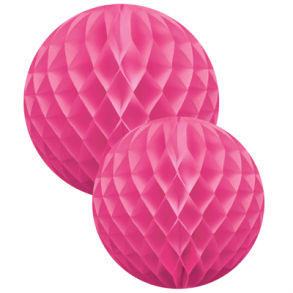 Honeycomb St med 2 bolde - Pink