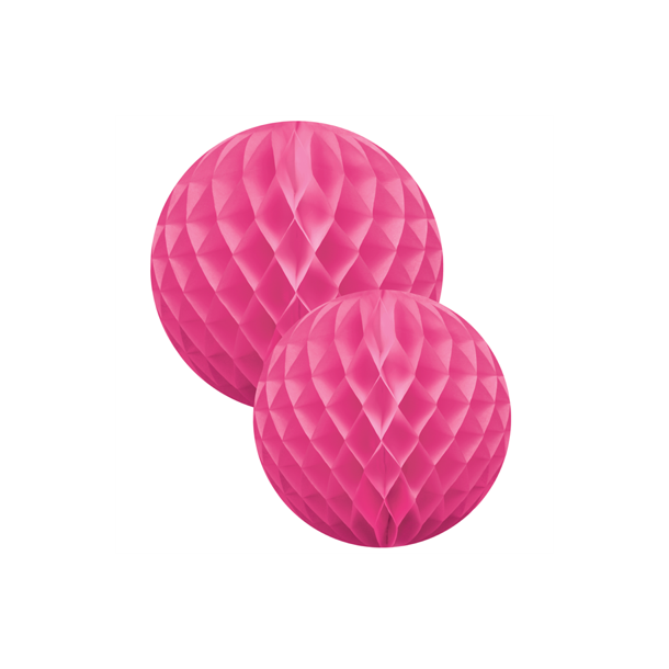 Honeycomb St med 2 bolde - Pink