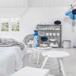 Honeycomb med kvast -  Lysebl