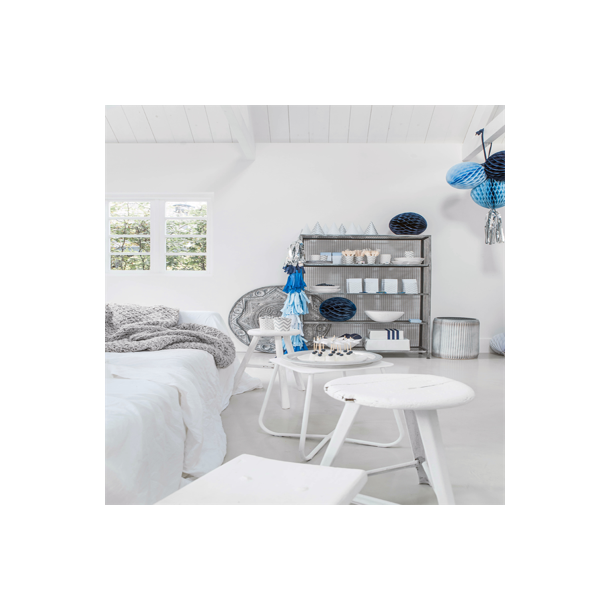 Honeycomb med kvast -  Lysebl