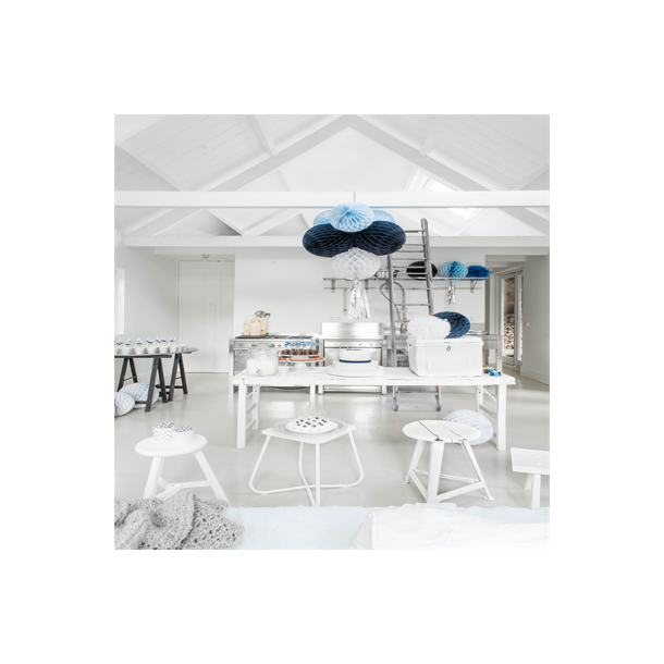 Honeycomb med kvast -  Lysebl