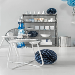 Partyhatte Hvid/Silver