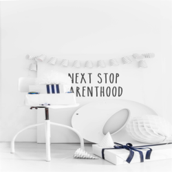 Honeycomb med kvast -  Hvid