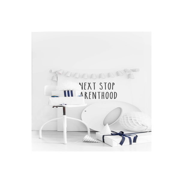 Honeycomb med kvast -  Hvid