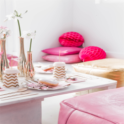 Engangskrus Hvid/Gold