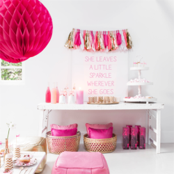 Honeycomb St med 2 bolde - Pink