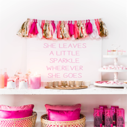 Treat Bag Hvid/Guld m/shest