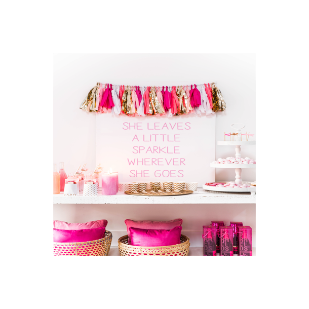 Treat Bag Hvid/Guld m/shest