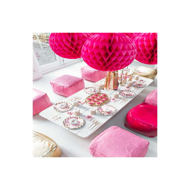 Engangskrus Hvid/Gold