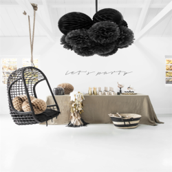 Guirlande - Sort/Golden