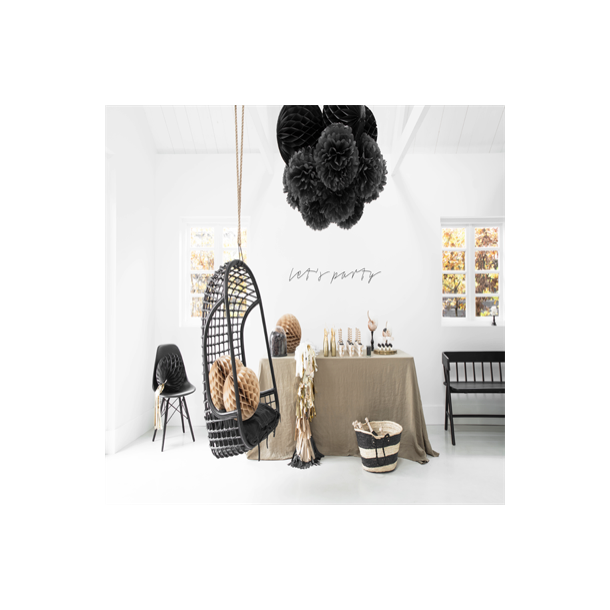 Honeycomb St med 2 bolde - Sort