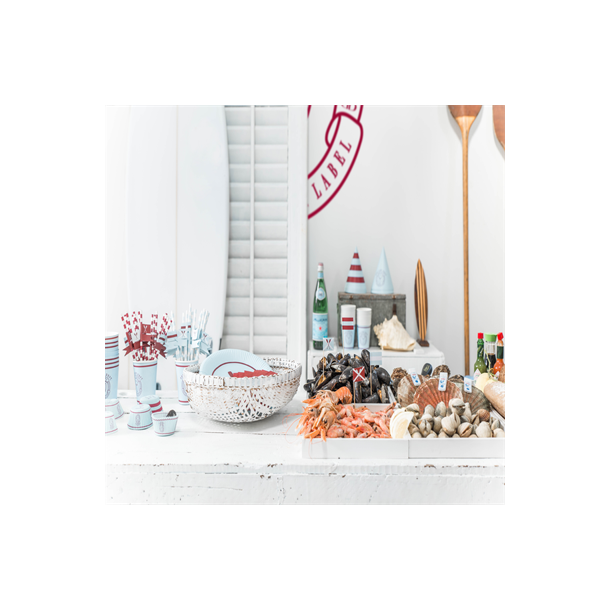 Partyhatte Lys bl/Bordeaux