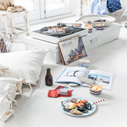 Treat bags Lys bl/bordeaux