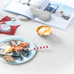 Treat bags Lys bl/bordeaux