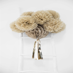 Honeycomb med kvast -  Golden