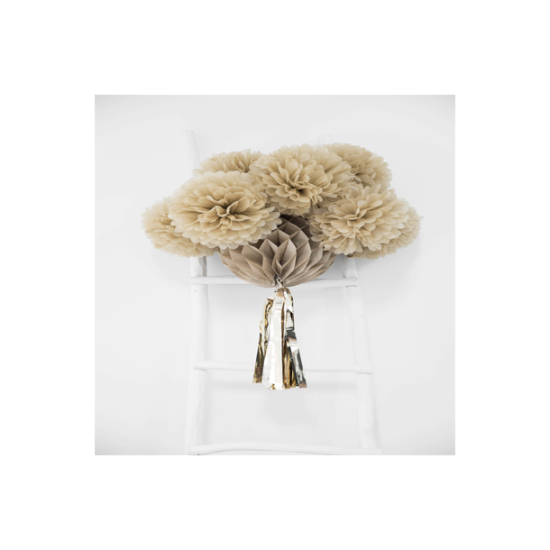 Honeycomb med kvast -  Golden