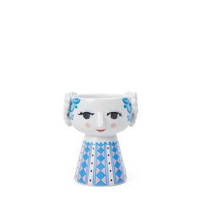 Bjrn Wiinblad Eva lysestage – bl/lavendel porceln