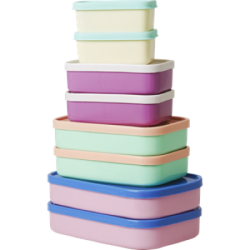 RICE plastb�tte-s�t med l�g &ndash; 8 stk i 4 forskellige st�rrelser