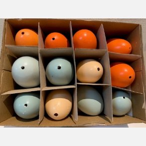 Gseg -  Orange og grnne farver