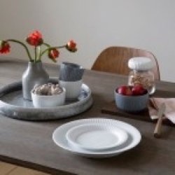 Hammershi fyrfadsstage Hjde 6,5cm, Hvid