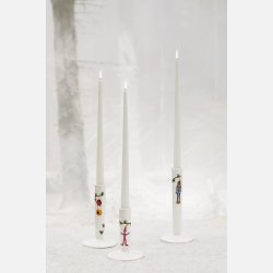 Hndlavet Khler Hammershi lysestage i klassisk design, 16 cm hj