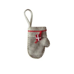Lille stofhandske – julepynt fra Det Gamle Apotek