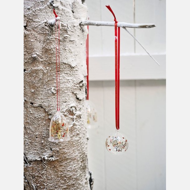 Holmegaard Christmas Julehjerte, julepynt i glas 