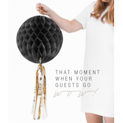 Honeycomb St med 2 bolde - Sort