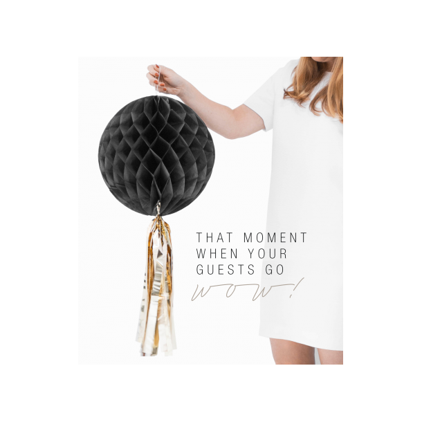 Honeycomb St med 2 bolde - Sort