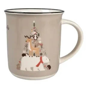 Krus “Winter Spirits” – julemotiv med dyr og sne