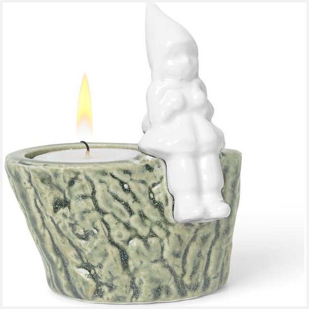 Khler Julepause nissepige fra Christmas Tales-serien, porcelnsfigur til jul og hygge