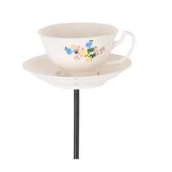 Lisbeth Dahl - Fuglefoderfad, creme keramik kop 