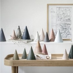 Khler glasurtop soft gul 11 cm  dekorativt dansk design til hygge og stil