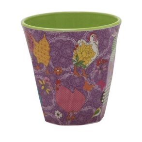 RICE melaminkrus med klassisk hneprint – 9 x 9 cm