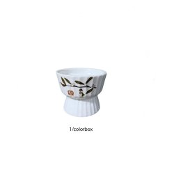 Hvid riflet lysestage – julepynt fra Det Gamle Apotek