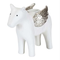 Lysestage. Hest med vinger. H11cm 