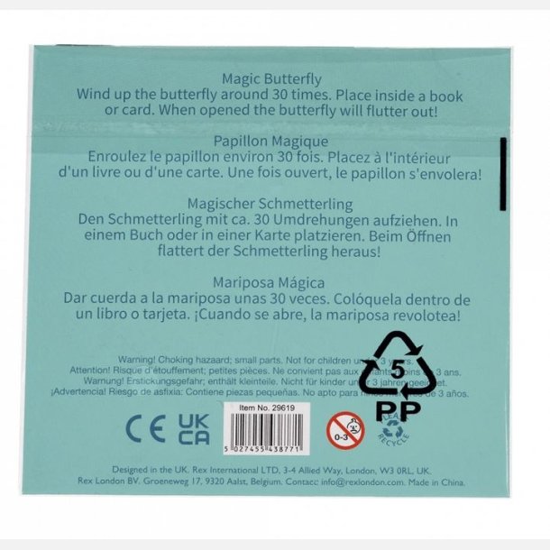 Optr�kkelig sommerfugl &ndash; sjov gaveid� til b�rn