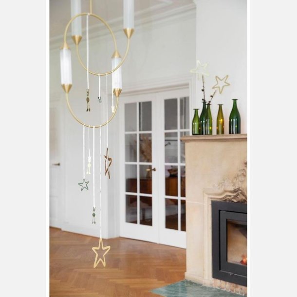 Medusa juleornament Mr. Golden Rudolf, 2 stk.