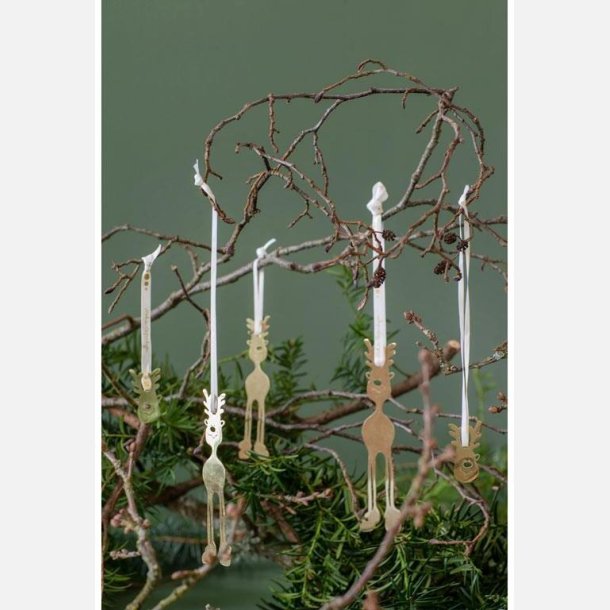 Medusa juleornament Mr. Golden Rudolf, 2 stk.