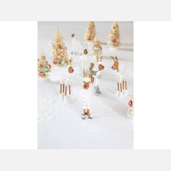 Medusa Juletr, Vintage hvid - 22 cm